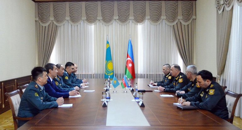 Kərim Vəliyev Qazaxıstan nümayəndə heyəti ilə görüşüb