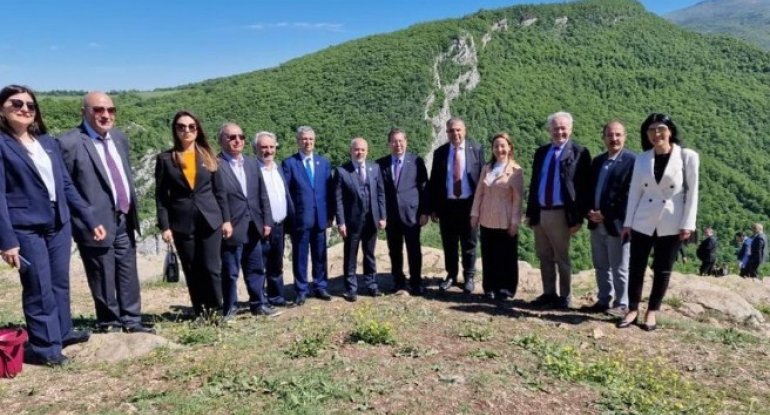 Azərbaycan, Türkiyə və Gürcüstan parlamentariləri Cıdır düzündə olublar - FOTO
