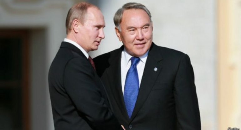 Aksiyalardan sonra Nazarbayevlə Putin arasında ilk görüşüb