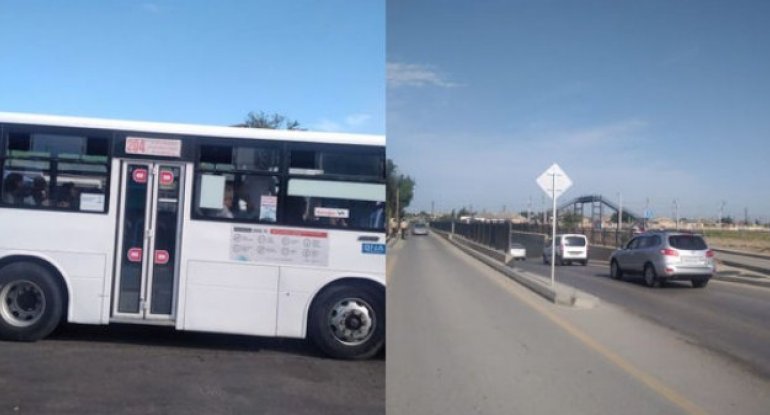 Sabunçu rayonunda sakinlər 204 nömrəli avtobusdan narazıdır - FOTO/VİDEO