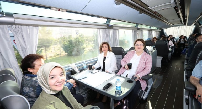 Türkiyənin ailə və sosial xidmətlər naziri Şuşaya gedib
