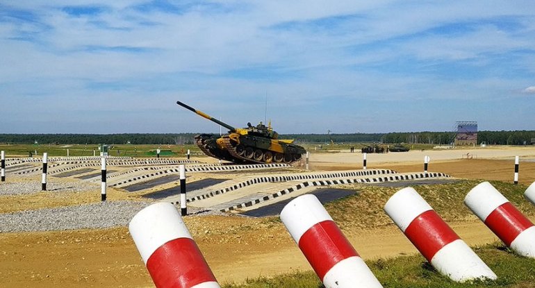 Azərbaycan hərbçiləri “Tank biatlonu” müsabiqəsində ilk yarışa başlayıb