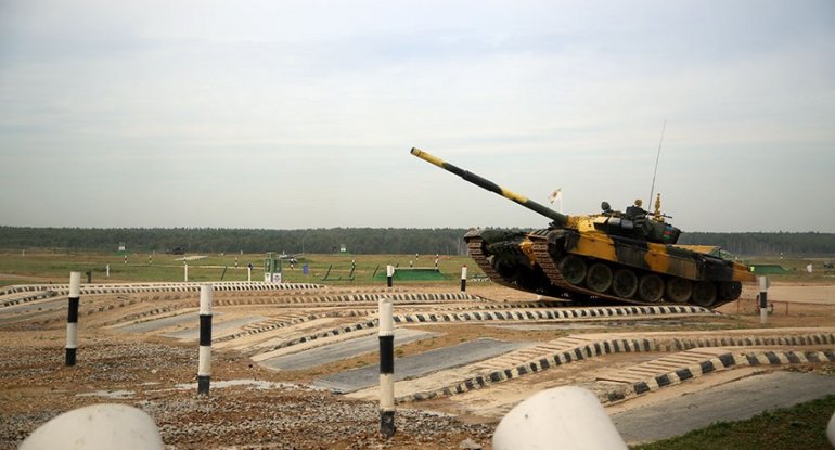 Azərbaycan hərbçiləri “Tank biatlonu” müsabiqəsində yarımfinala yüksəlib