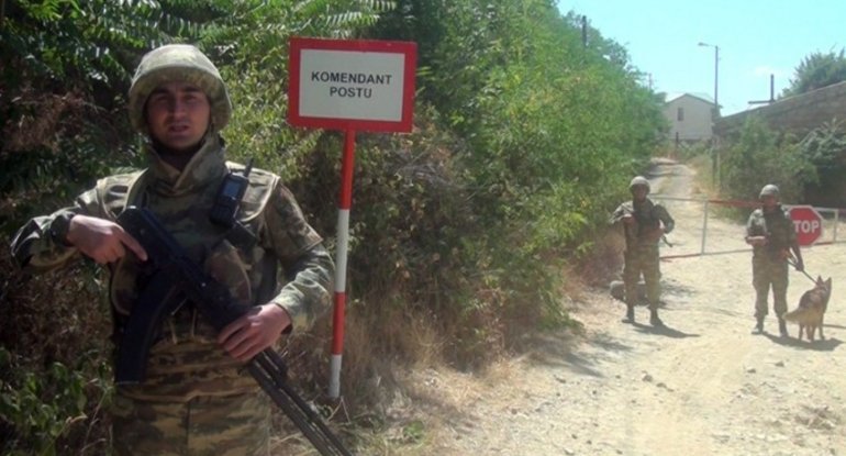 Hərbi polis Laçında - VİDEO