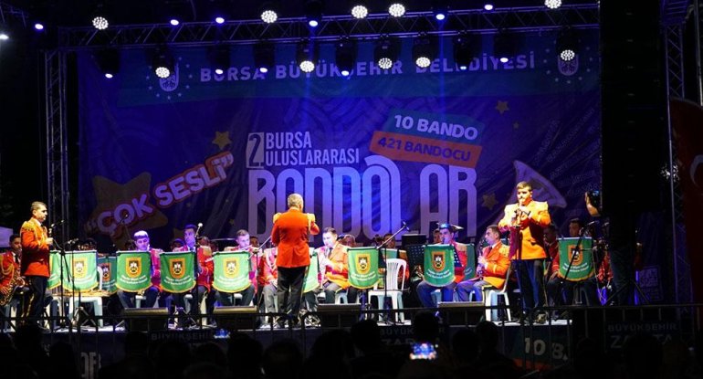 Hərbi İnstitutun orkestr heyəti Türkiyədə beynəlxalq festivalda iştirak edir - FOTO