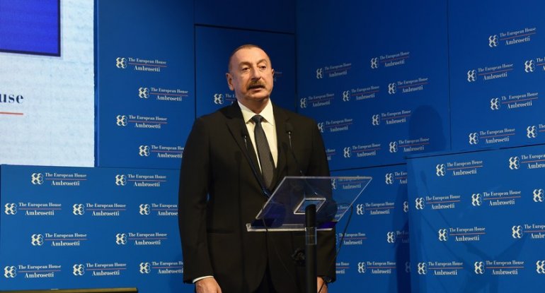 Prezident: “İonik-Adriatik boru kəməri ilə Azərbaycan qazı üç Balkan ölkəsinə nəql ediləcək”