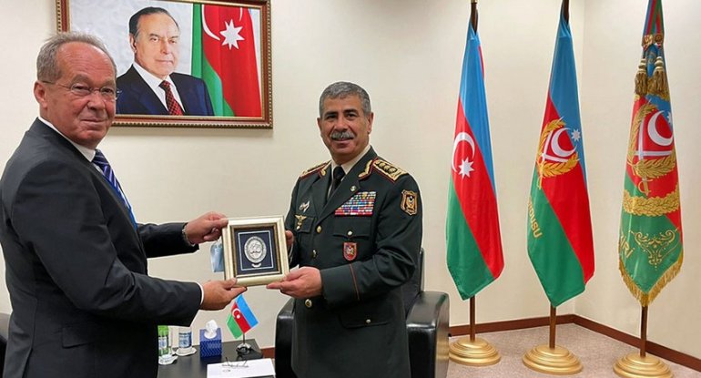 Zakir Həsənov Sifet Podçiç ilə görüşüb - FOTO