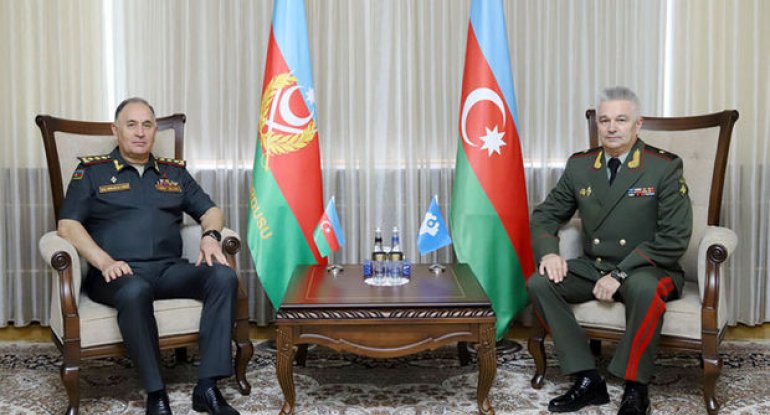 Baş Qərargah rəisi MDB Müdafiə Nazirləri Şurasının katibi ilə görüşdü