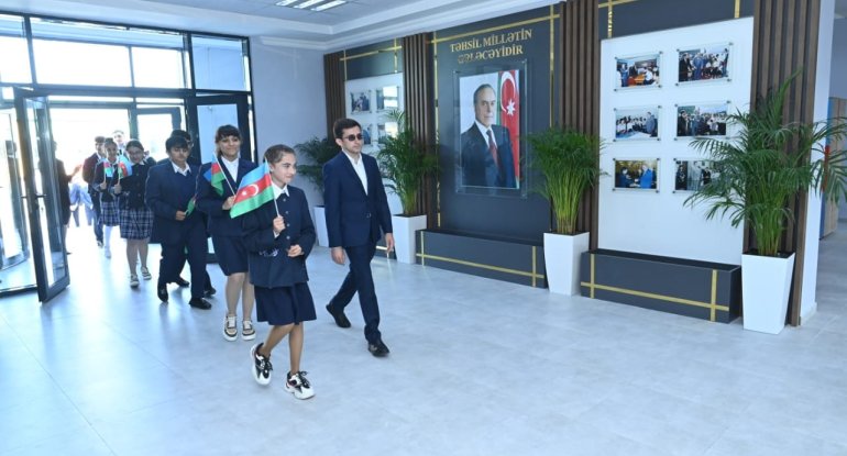Qarabağda ilk təhsil zəngi - FOTOLAR