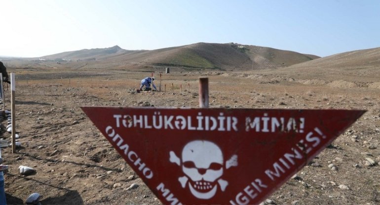 Azad edilən ərazilərdə daha 190 mina aşkarlanıb - FOTO