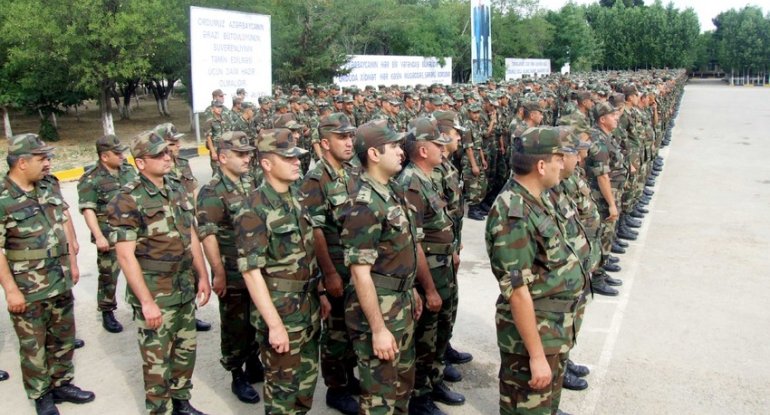 Azərbaycanda hərbi xidmətə növbəti çağırış başlayıb
