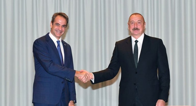 Prezident Sofiyada Yunanıstanın Baş naziri ilə görüşdü - FOTO