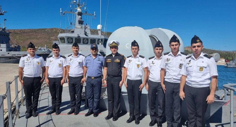 Azərbaycan hərbçiləri Türkiyədə patrul gəmisində təlim keçir