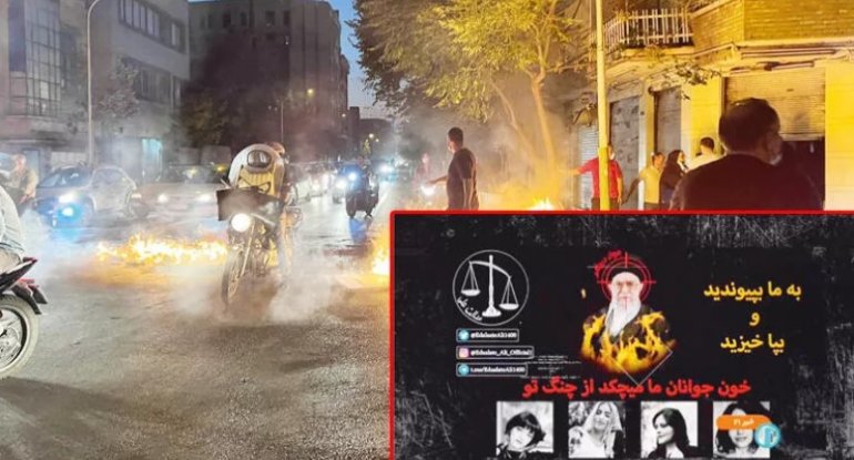 İranın dövlət televiziyasına haker hücumu: Xameneinin çıxışını yarımçıq kəsdilər - FOTO