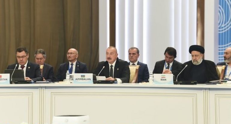 İlham Əliyevin Astanadakı zirvə toplantısında çıxışının tam mətni - YENİLƏNİB - CANLI YAYIM