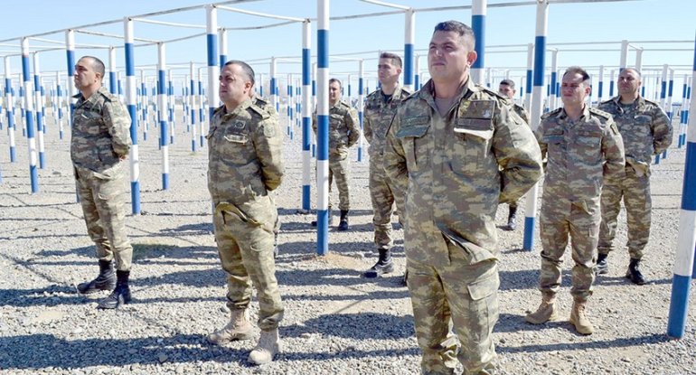 Tabor komandirləri arasında yarış keçirilib - FOTO