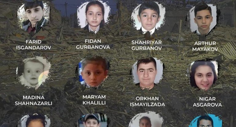 Azərbaycan XİN: 2020-ci ildə erməni terroru zamanı 12 uşaq həlak olub