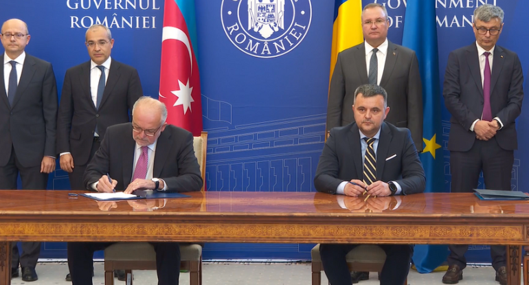 “Romgaz” və SOCAR arasında əməkdaşlığa dair Anlaşma Memorandumu imzalandı