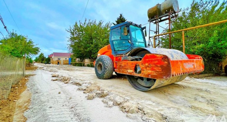 Bakının bu küçəsi təmir edilir