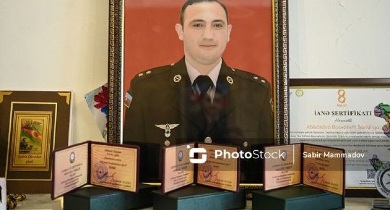 Şəhid Teymur Abbasovun anası: “Balam ən uca zirvəyə yüksəldi” - FOTO