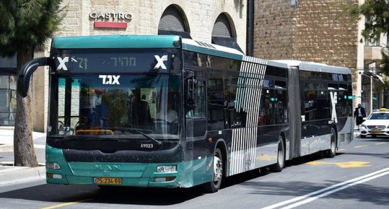 İsrail şəhərlərində sürücüsüz avtobuslar işləyəcək