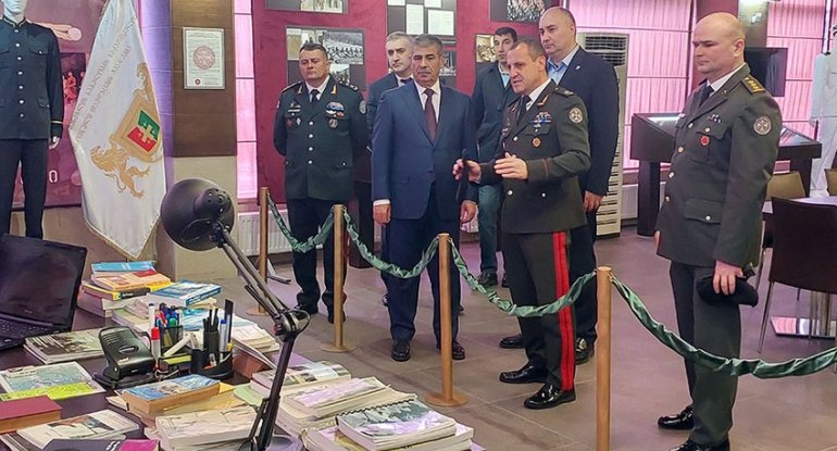 Zakir Həsənov Gürcüstanın Milli Müdafiə Akademiyasında olub - FOTO