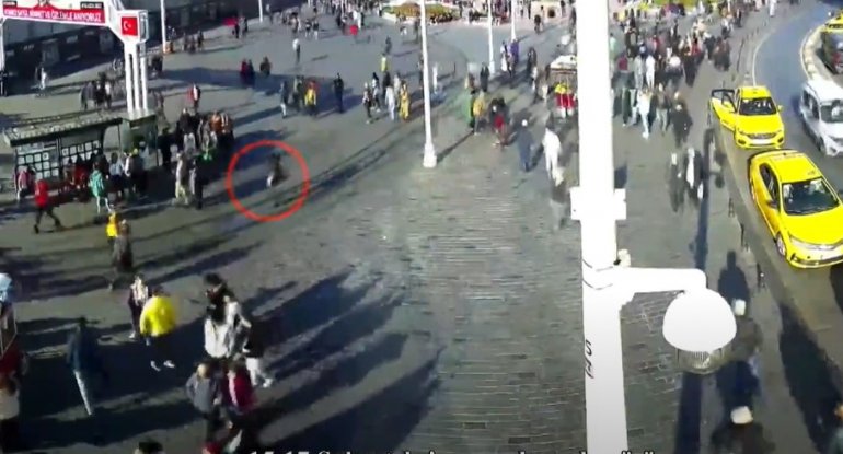 Taksimdəki partlayışda qadın bombanı belə yerləşdiribmiş - Yeni GÖRÜNTÜLƏR