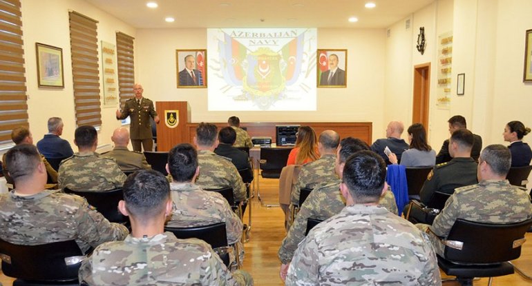 NATO-nun nümayəndə heyəti Hərbi Dəniz Qüvvələrində olub - FOTO