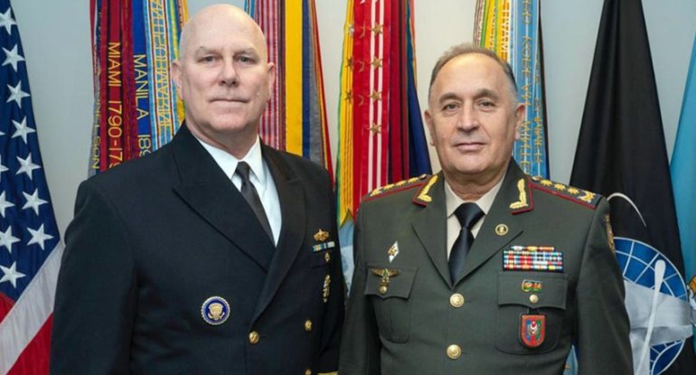 Kərim Vəliyev amerikalı admiralla görüşdü