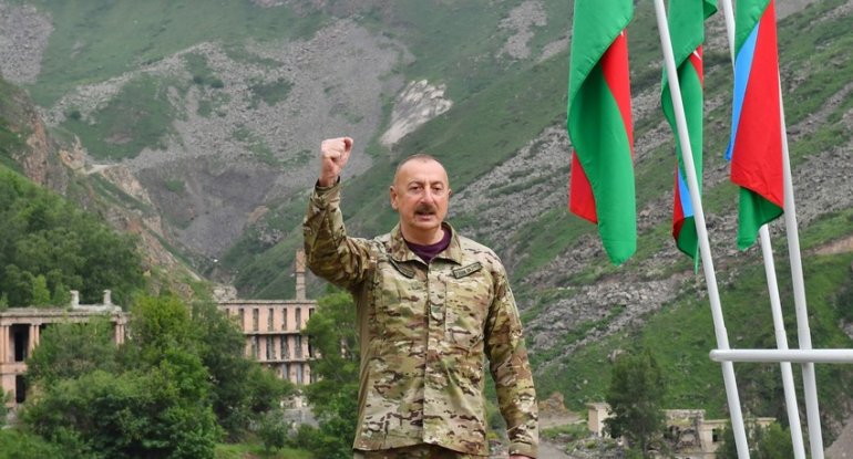 İlham Əliyev Azərbaycan-Türkiyə hərbi təliminin iştirakçılarını təbrik edib - VİDEO