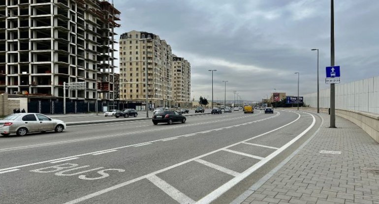 Bakıda yeni avtobus zolağının tətbiqinə başlanılıb