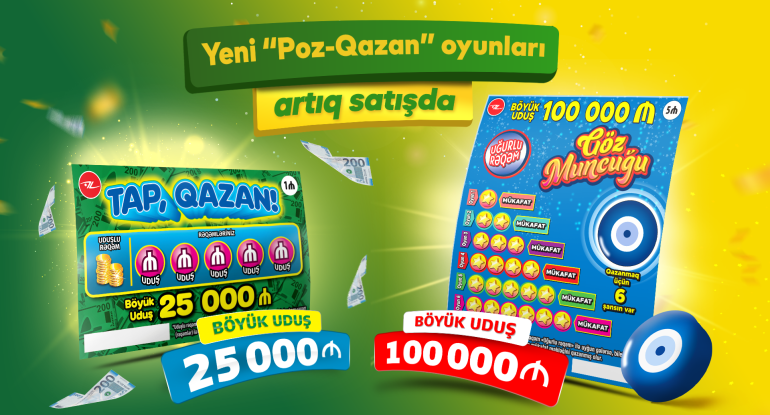 Yeni “Poz-Qazan” oyunları - “Tap, Qazan” və “Göz muncuğu” satışa çıxarıldı