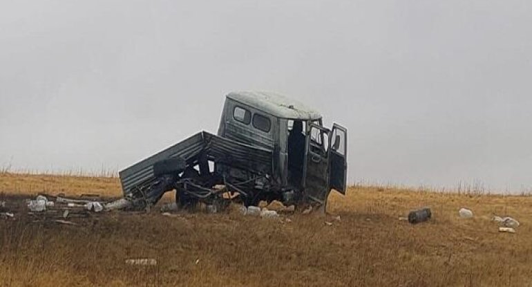 Erməni hərbçilər Zəngəzurda qəzaya düşdülər