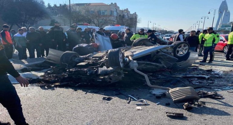 TƏBİB Bakıda baş verən ağır qəza ilə bağlı məlumat yaydı