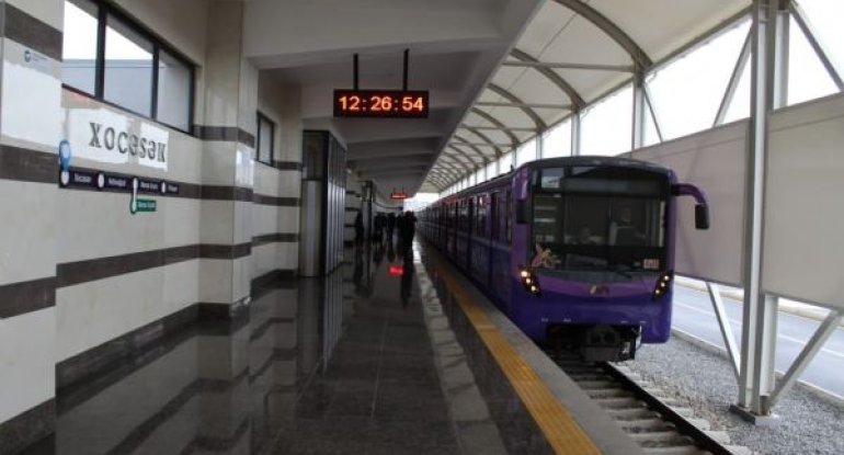 Dünən metro ilə daşınan sərnişinlərin sayı açıqlandı