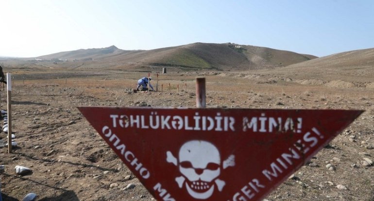 Qarabağ və Şərqi Zəngəzurda minadan təmizlənən ərazilərin sahəsi açıqlanıb