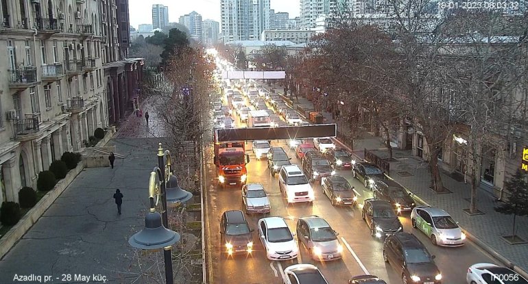 Tıxac olan yollar açıqlandı - SİYAHI