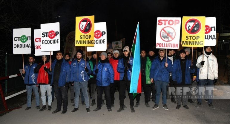 Xankəndi-Laçın yolunda aksiya davam edir, etirazçılar dünya ictimaiyyətini ekologiyanı qorumağa çağırırlar