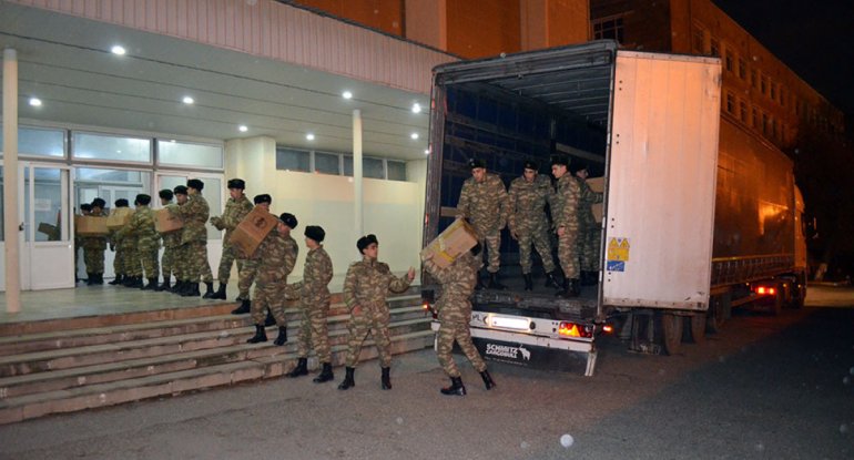 Müdafiə Nazirliyi Türkiyəyə növbəti partiya yardım göndərib
