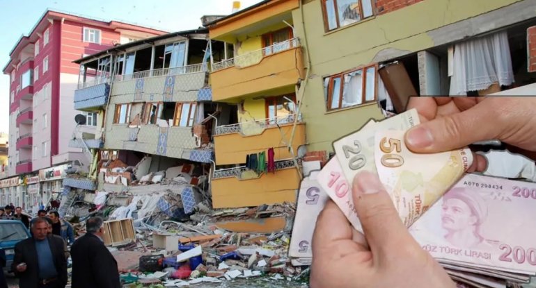 Zəlzələnin Türkiyəyə vurduğu ziyan məbləği açıqlandı