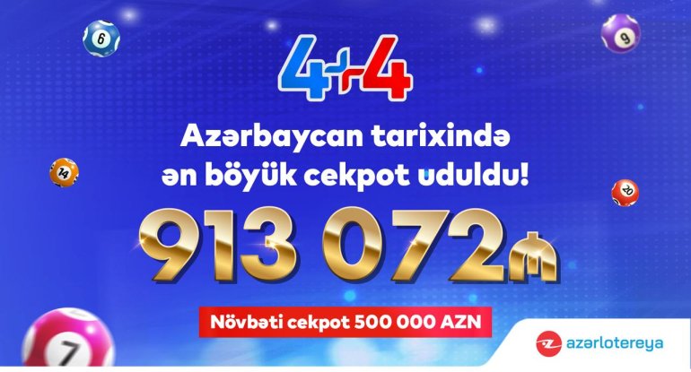 Azərbaycanda 913 000 manatlıq cekpot uduldu – TARİXİ UDUŞ