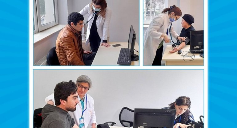 Ağalı kəndinə növbəti mərhələdə köçürülən ailələr müayinə edilib