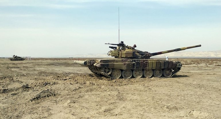 Azərbaycan Ordusunun tank bölmələrində döyüş hazırlığı yoxlanıb - FOTO/ VİDEO
