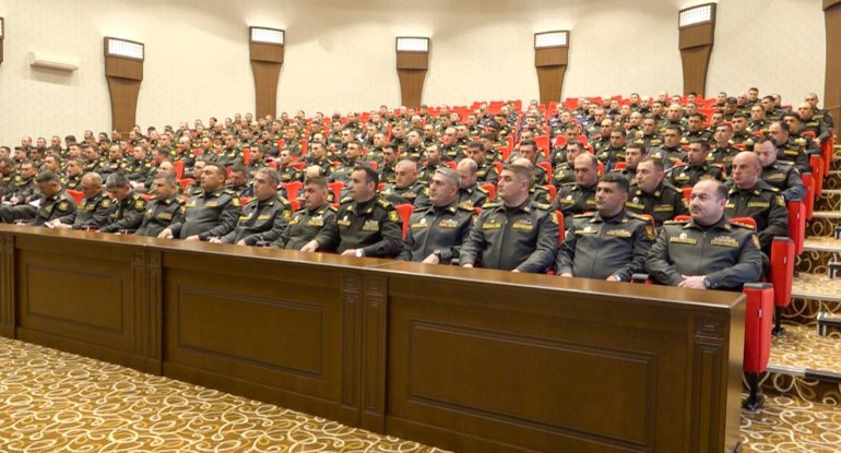 Əlahiddə Ümumqoşun Orduda komandir hazırlığı məşğələsi keçirilib - FOTO/VİDEO