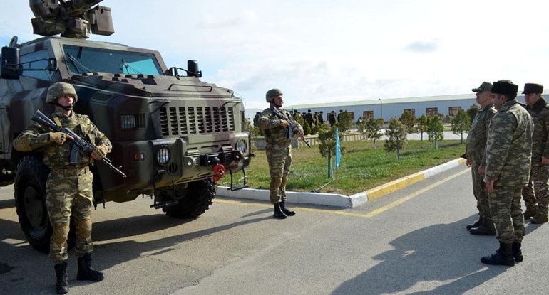 NATO nümayəndə heyəti hərbi hissədə olub - FOTO