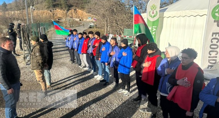 Xankəndi-Laçın yolu: Ekofəalların aksiyası 123 gündür yüksək fəallıqla davam edir