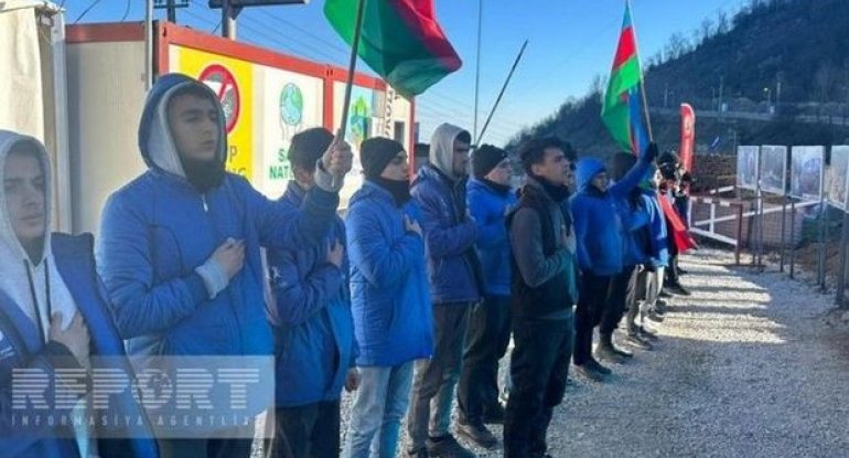 Xankəndi-Laçın yolu: Ekofəalların aksiyası 127 gündür yüksək fəallıqla davam edir