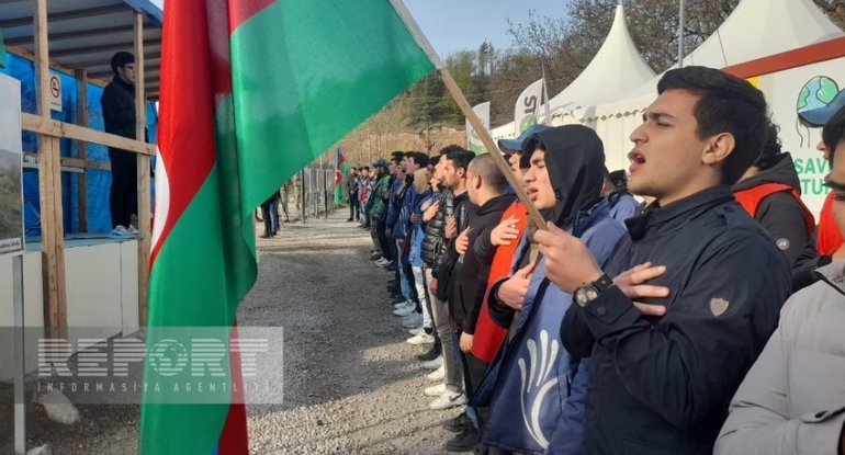Xankəndi-Laçın yolu: Ekofəalların aksiyası 134 gündür yüksək fəallıqla davam edir