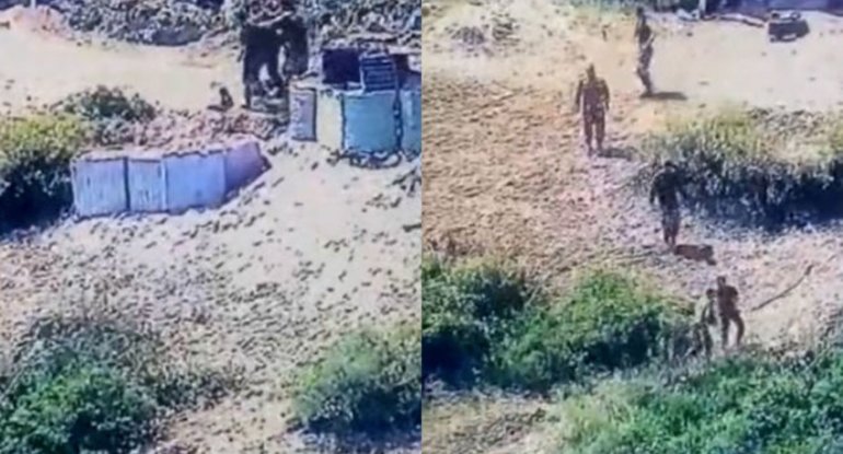 Ermənistan ordusundakı özbaşınalığı əks etdirən VİDEO