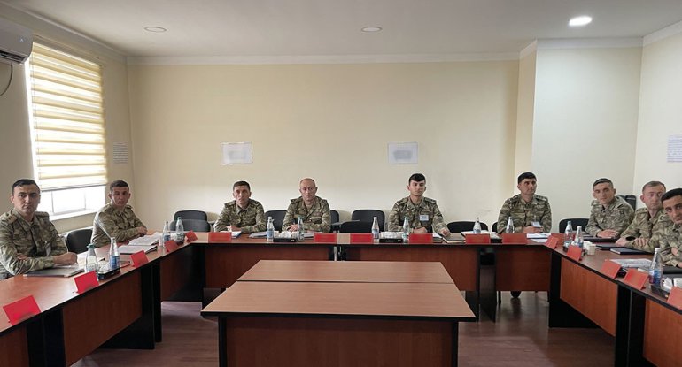 Hərbi hissələrdə komanda-qərargah təlimləri keçirilib - FOTO